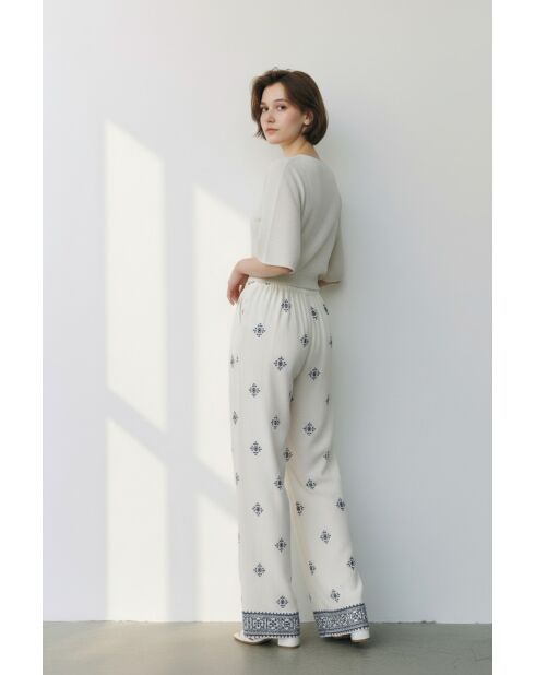 Pantalon Brie blanc