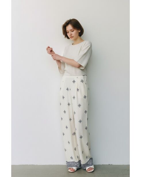 Pantalon Brie blanc