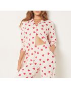 Virgiliz ecrufarbener zweiteiliger Pyjama