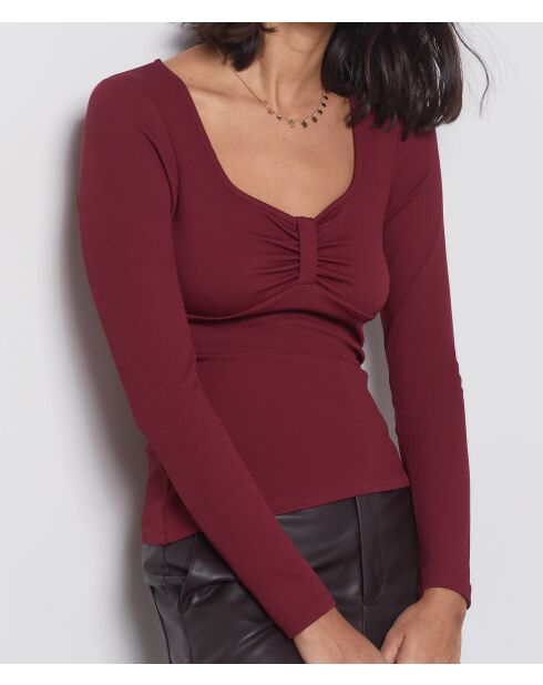 Burgundy A Arzur trui