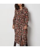 Veelkleurige Oya-jurk met print