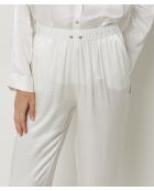 Pantalones Cliff white
