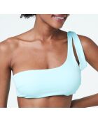 Essentiella türkisfarbener BH ohne Bügel, Stirnband und ohne Schale