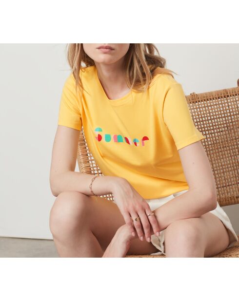 Bayoma sonnengelbes T-Shirt