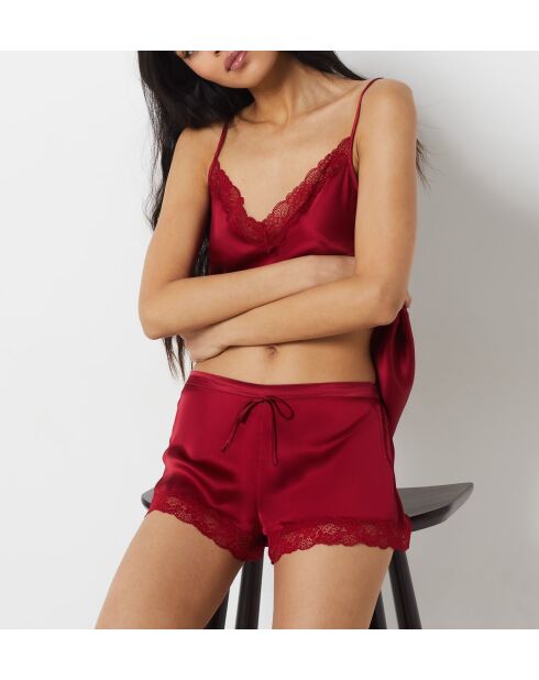 Rode Milky korte broek