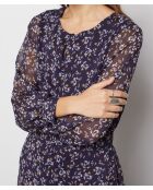 Blaugrünes Printkleid Primrosea