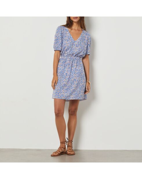 Lela jurk met veelkleurige print