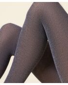 Collant Enea Gris Lurex anthracite