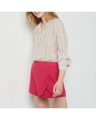 Blusa Laurie ray con estampado de fondo rosa