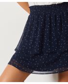 Gonna stampata Macy blu verde