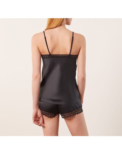 Camisola de viaje negra