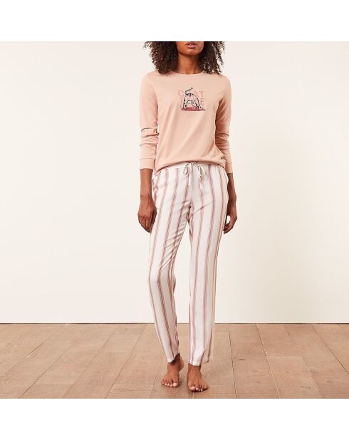 Top Yocat rosa cipria