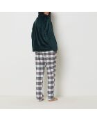 Pijama de tres piezas verde abeto Ventura