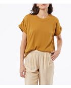 Pantaloni Saadi color senape ocra