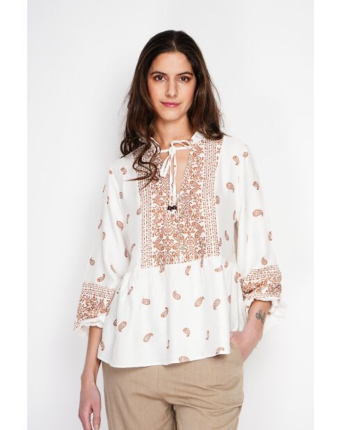 Chemise en lin mélangé Louisa