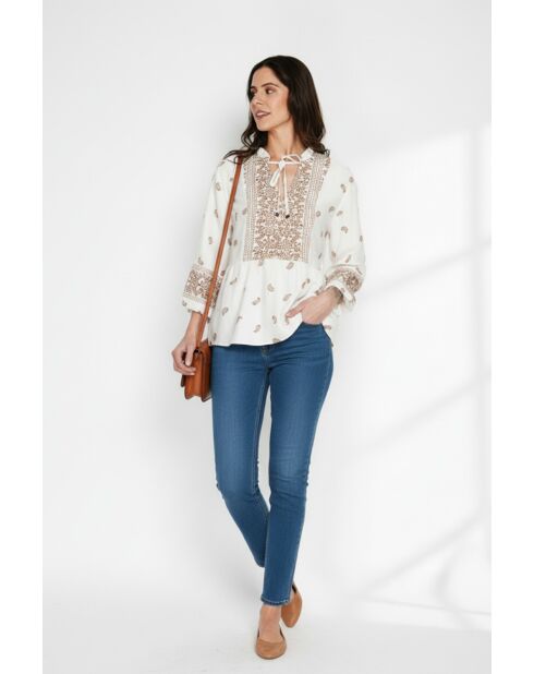 Chemise en lin mélangé Louisa