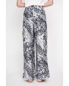 Pantalon en lin mélangé Aria noir