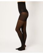 30D zwarte panty met hoge taille