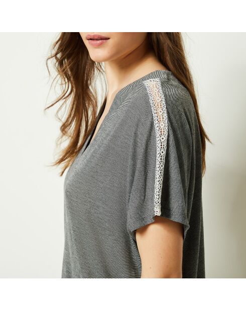 Camisón Big T Warm Day gris