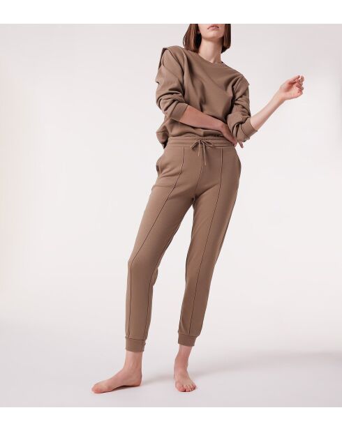 Pantaloni Bunji taupe