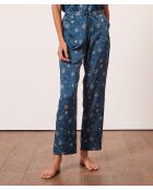 Pyjama trois pièces Ciel encre