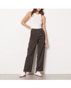Pantaloni Renys marrone scuro