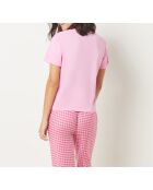 Rosafarbenes Jina T-Shirt