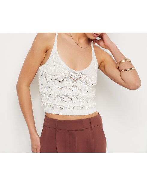 Cassandra ecru topje