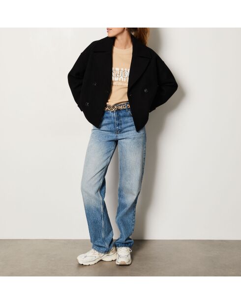 Manteau court Lora noir