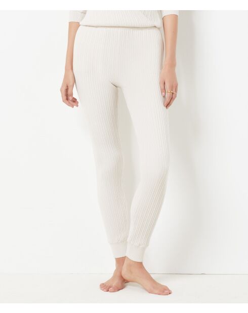 Ecrufarbene Hose Dilana