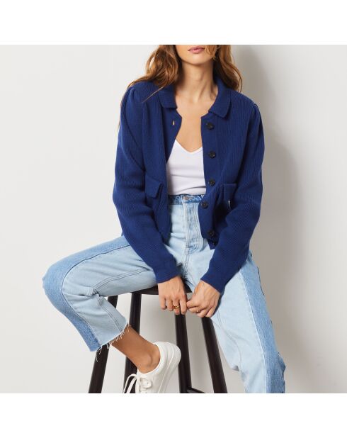 Chaqueta azul marino Cyndelle