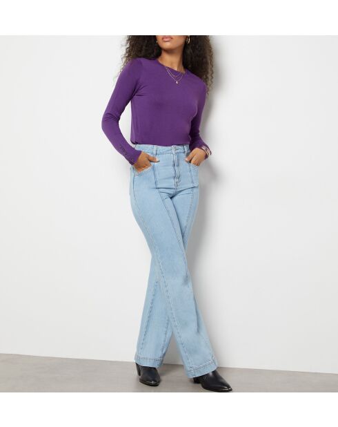 Maglione rotondo Criss viola