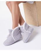 Mercy hellgraue Stiefel