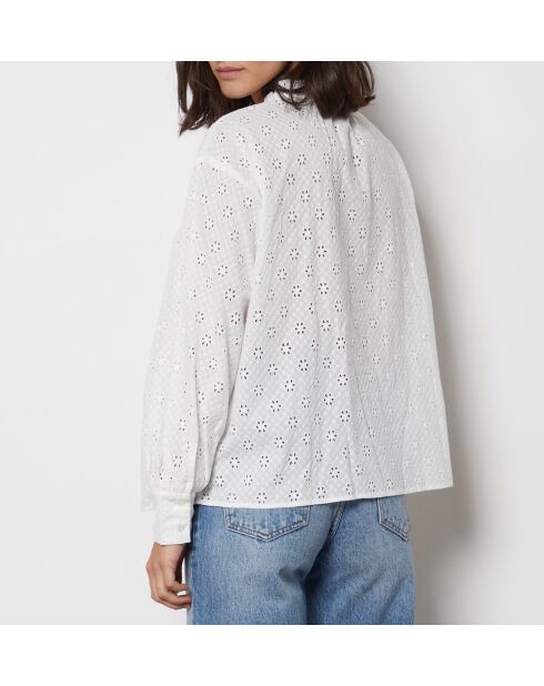 Blusa blanca Olivia