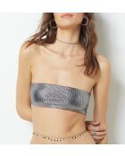 Furista beugelbeha met zilverkleurige strepen