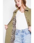 Leichter khakifarbener Trenchcoat Holly