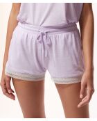 Lila korte broek van Maday