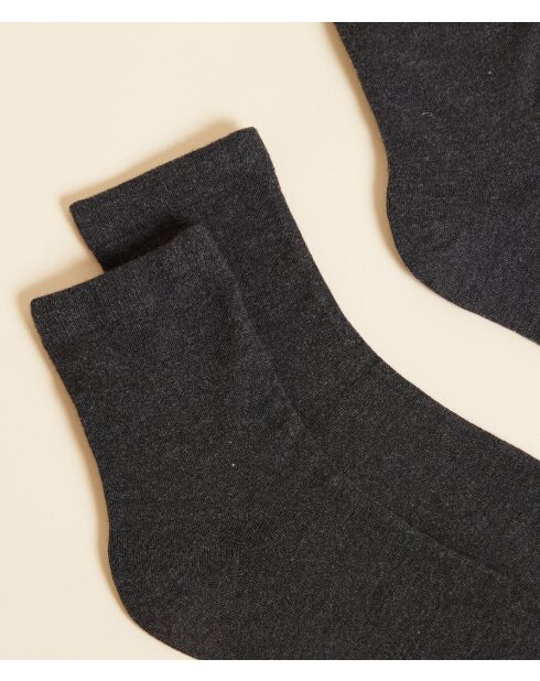 Calzini corti Warm Me Up 2PP grigi