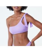 Essentiella lila BH ohne Bügel, Stirnband und ohne Schale
