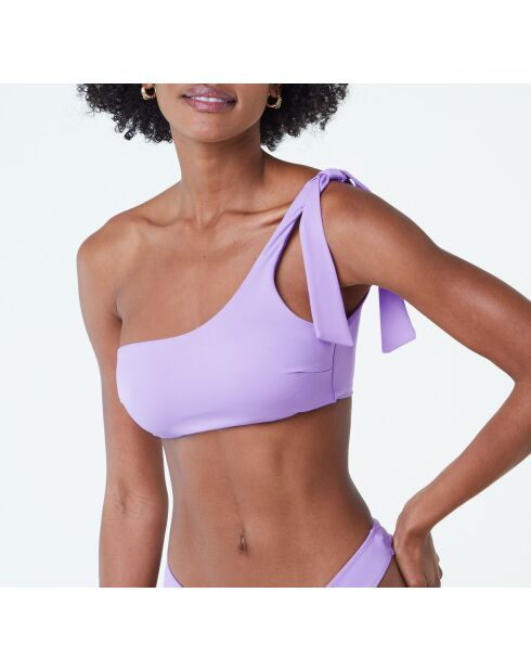 Soutien-gorge sans armature bandeau et sans coque Essentiella lilas