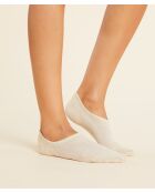 Calzini Sneaker Socks 2PP nero/beige