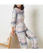 Veelkleurige geruite Oden-broek