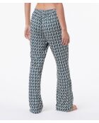 Pantalones Levri con estampado de fondo verde