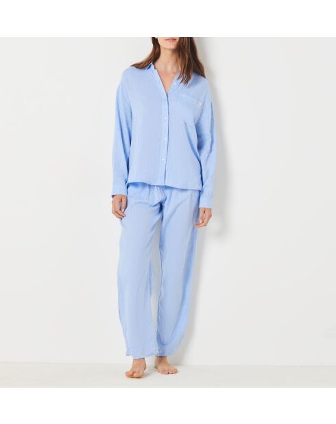 Hemelsblauwe broek Justine