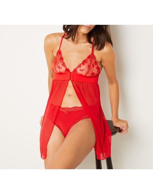 Tendresse Triangle rotes Nachthemd