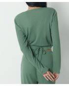 Sudadera Dolia caqui oliva