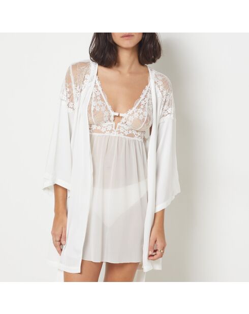 Déshabillé Somptueuse blanc
