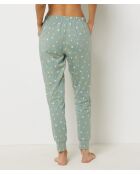 Nilgrüne Palmyre-Hose