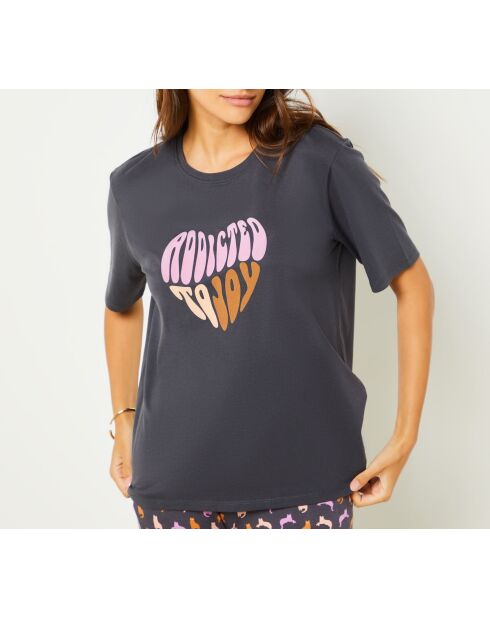 T-shirt Cenida Charcoal