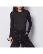 Chana schwarzer Rollkragenpullover